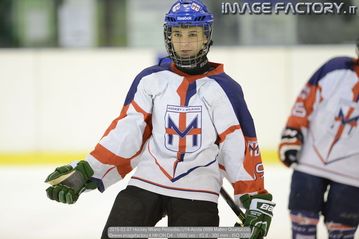 2015-02-07 Hockey Milano Rossoblu U14-Aosta 0889 Matteo Quartuccio